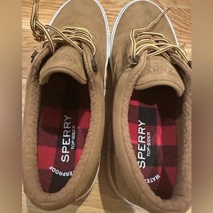 Sperry men shoes size 11 camel light brown